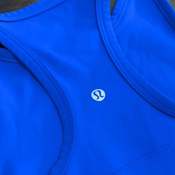 Lululemon Align Waist Length Racerback Tank Top size 8 Galactic Cobalt - Picture 6 of 7